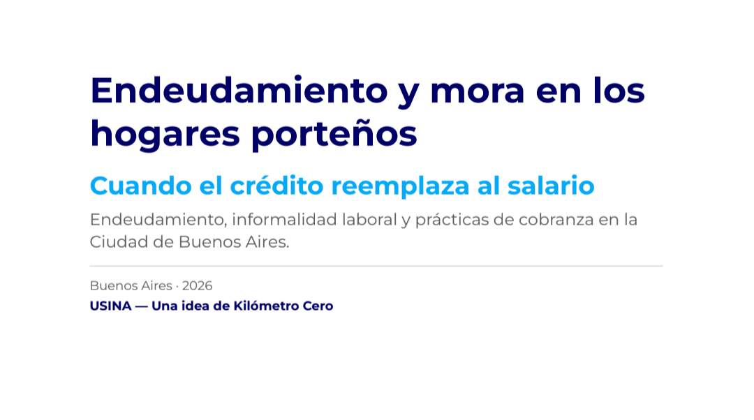 ENDEUDAMIENTO Y MORA EN LOS HOGARES PORTEÑOS
